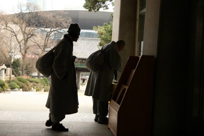 Corée du Sud, prière bouddhiste